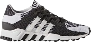 Adidas EQT Support RF Primeknit 'Zebra' Sneakers, Black