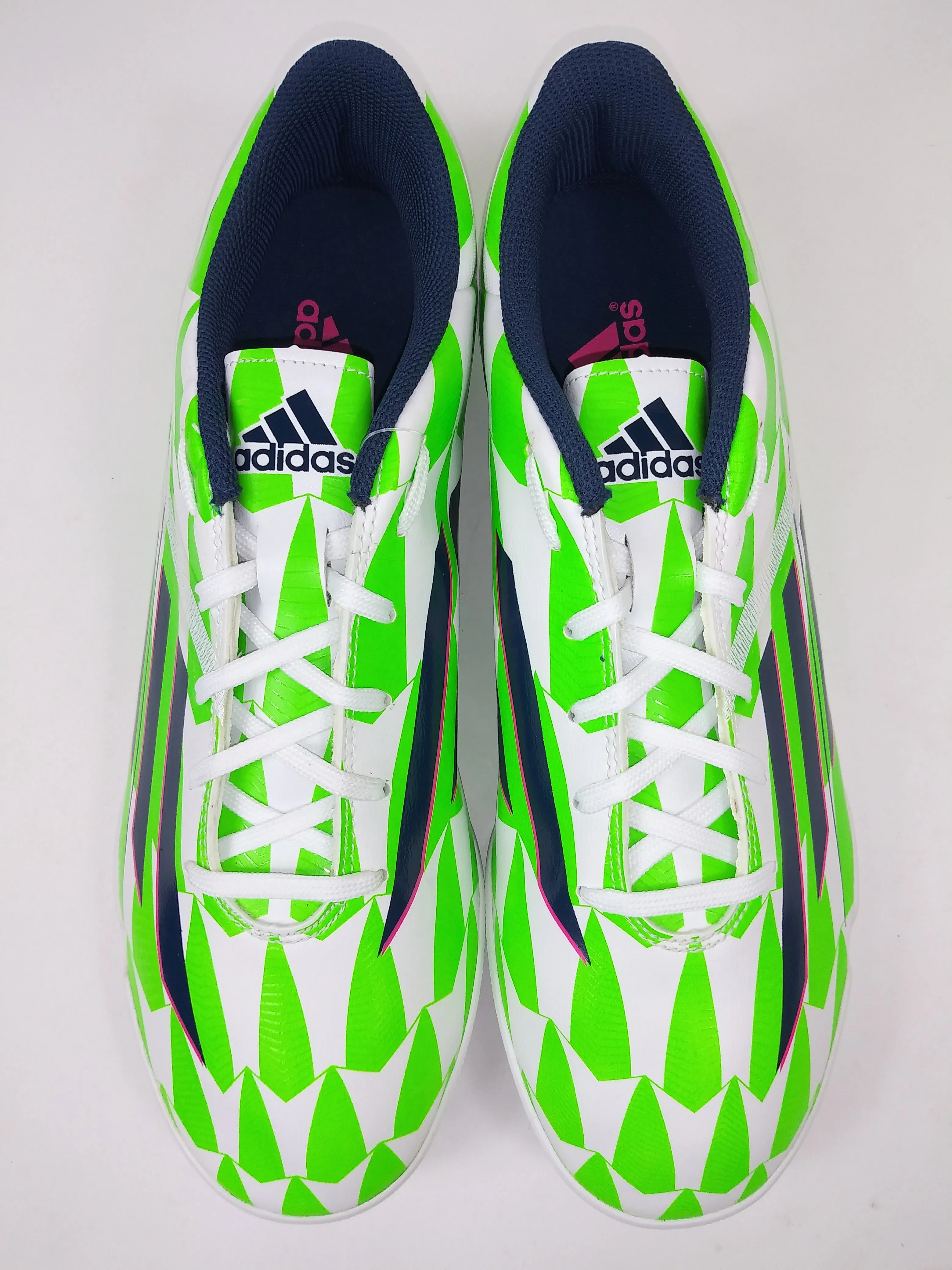 Adidas F10 Indoor Shoes White Green