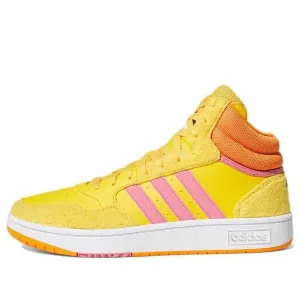 adidas neo Hoops 3.0 Mid x Sesame Street 'Yellow Orange Pink' sneakers, yellow