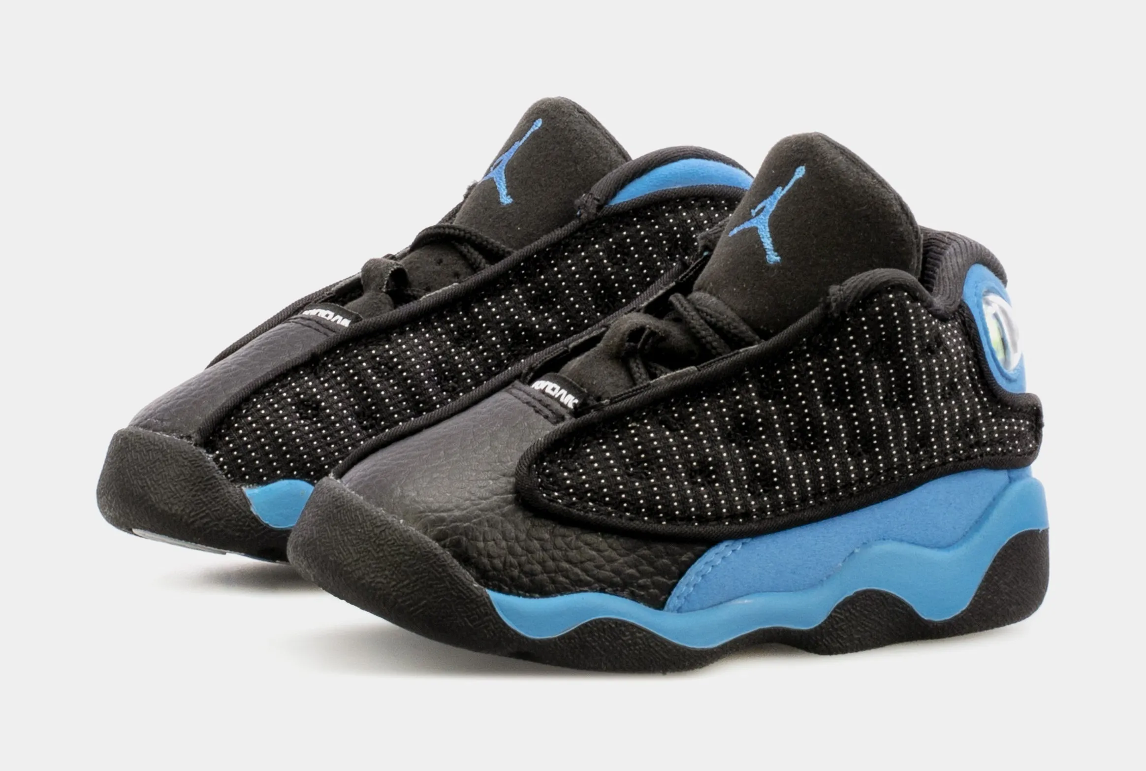 Air Jordan 13 Retro University Blue Infant Toddler Lifestyle Shoes (Black/Blue)