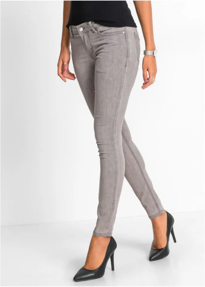 Bodyflirt skinny jeans, gray