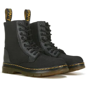 Children's Scallop Lace-Up Boots for Small/Big Children Dr .  Martens black