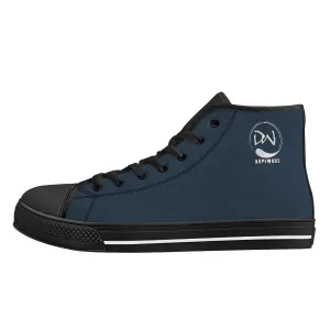 D25 High-Top Canvas Shoes - Black