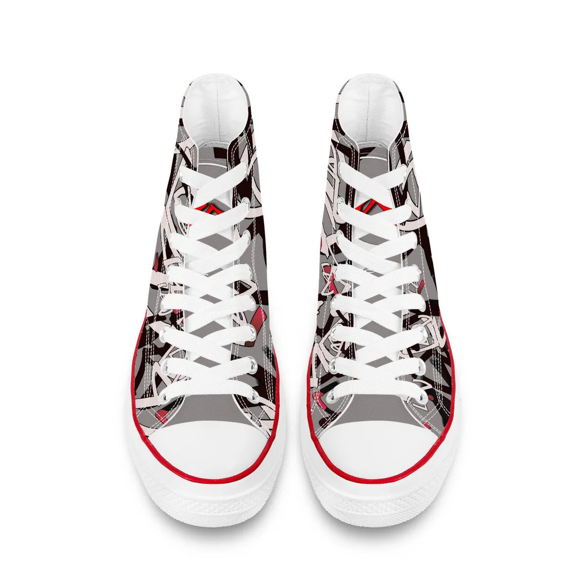 D70 High Top Canvas Shoes - Custom Design