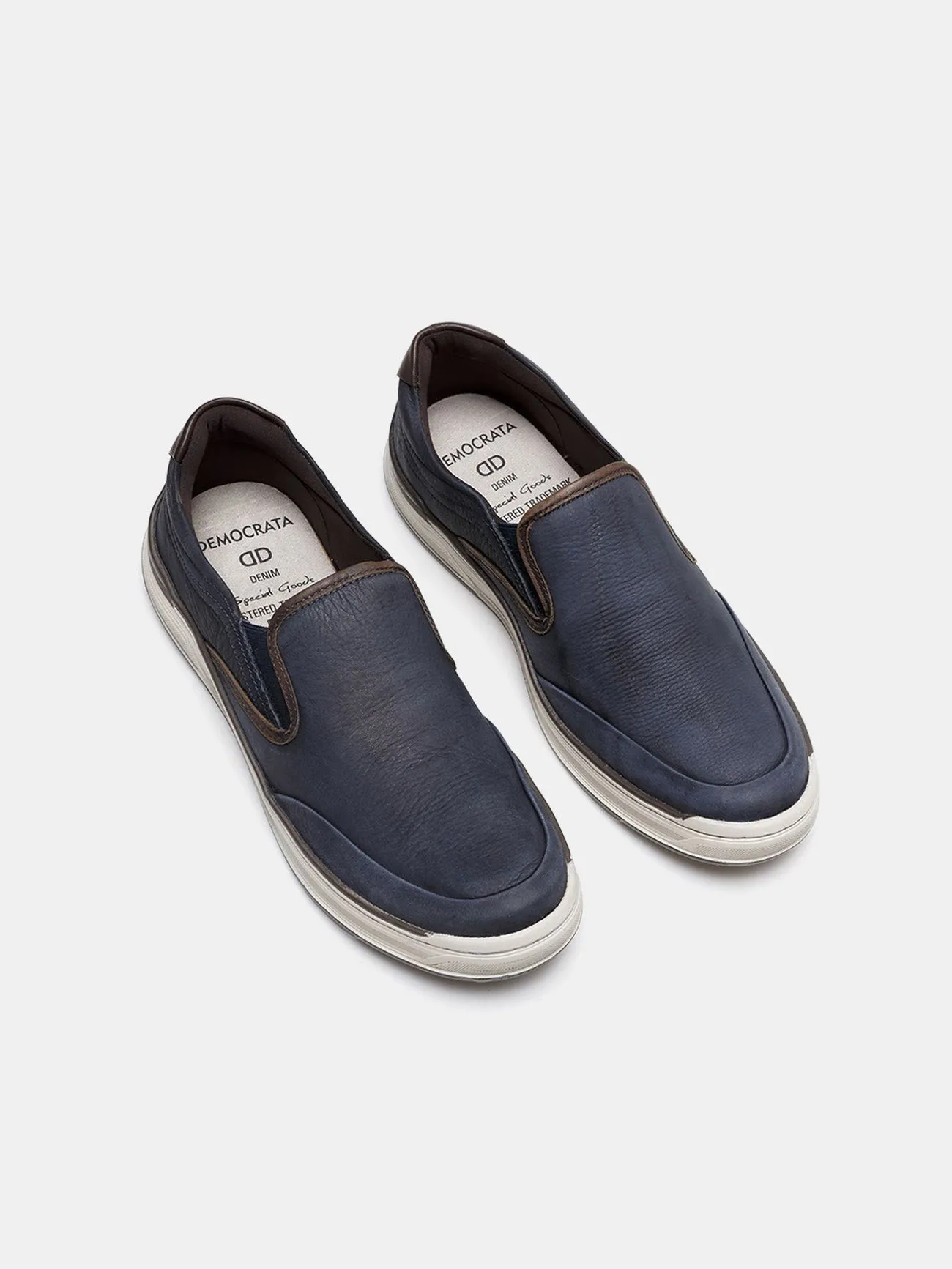 Democrata Men's Denim Loop Slip On Shoes