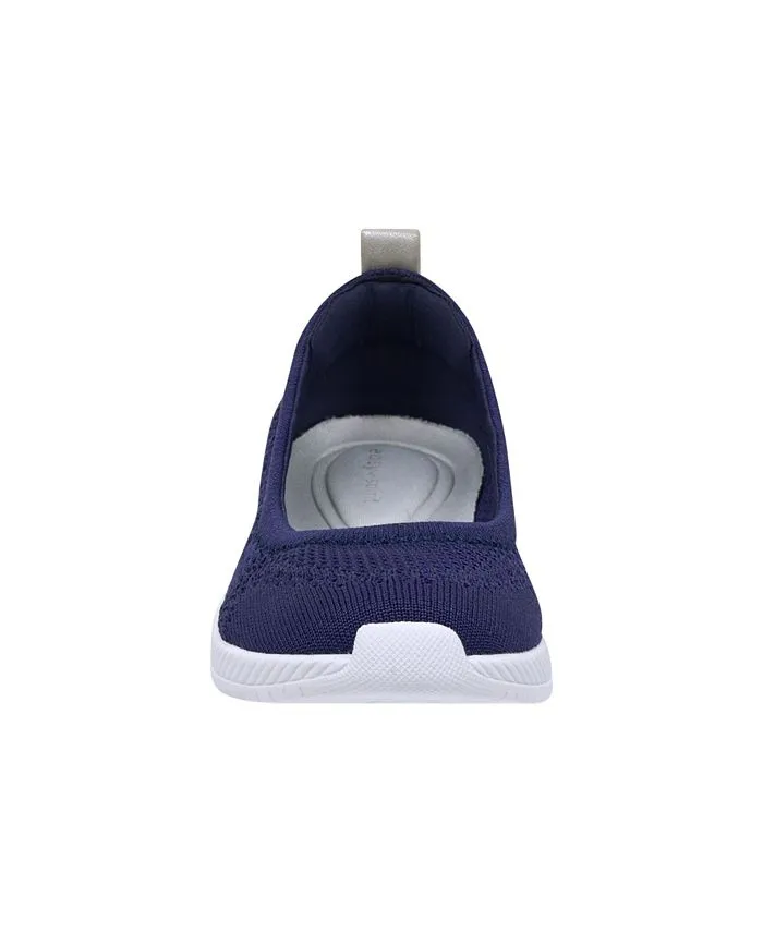 Easy Spirit Women's Glitter Casual Slip On Walking Shoes - Navy