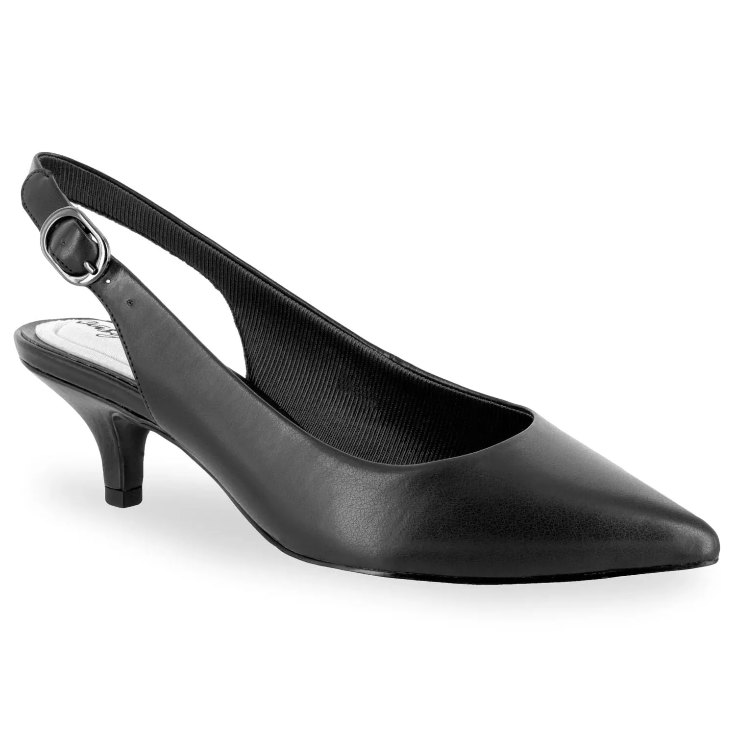 Faye Easy Street Women's Open Toe Heels, Black