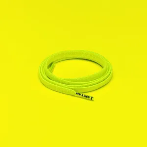 Flexies Shoelaces · Neon Lime Yellow