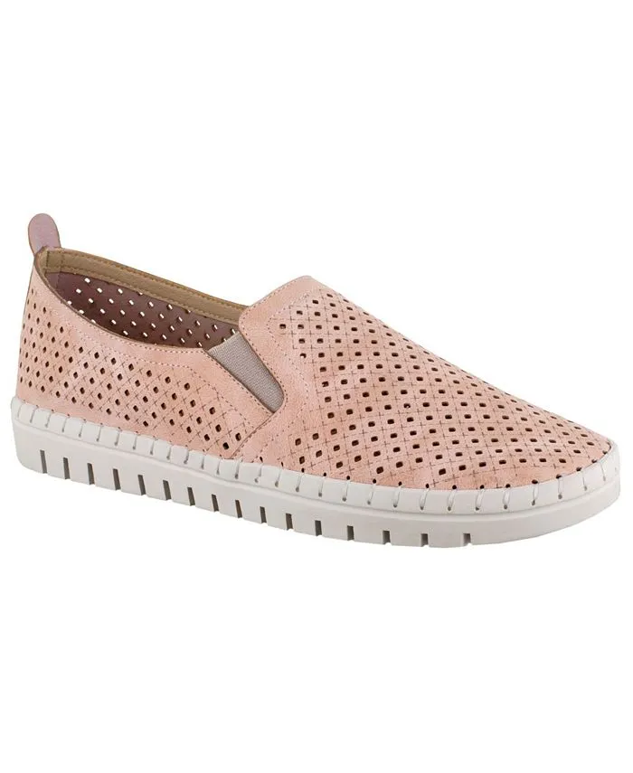 Fresh Easy Street Women's Slip-On Sneakers, Pink