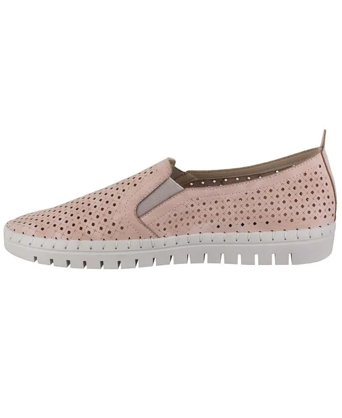 Fresh Easy Street Women's Slip-On Sneakers, Pink