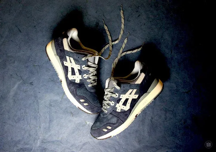 J crew x gel lyte 3 'blue ribbon' Asics sneakers, blue