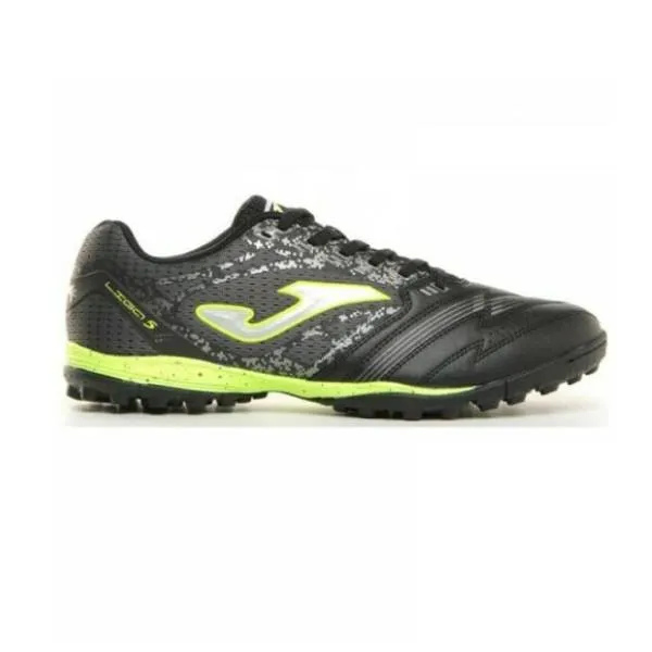 Joma Football Unisex Turf Liga 5 Black Green Fluo