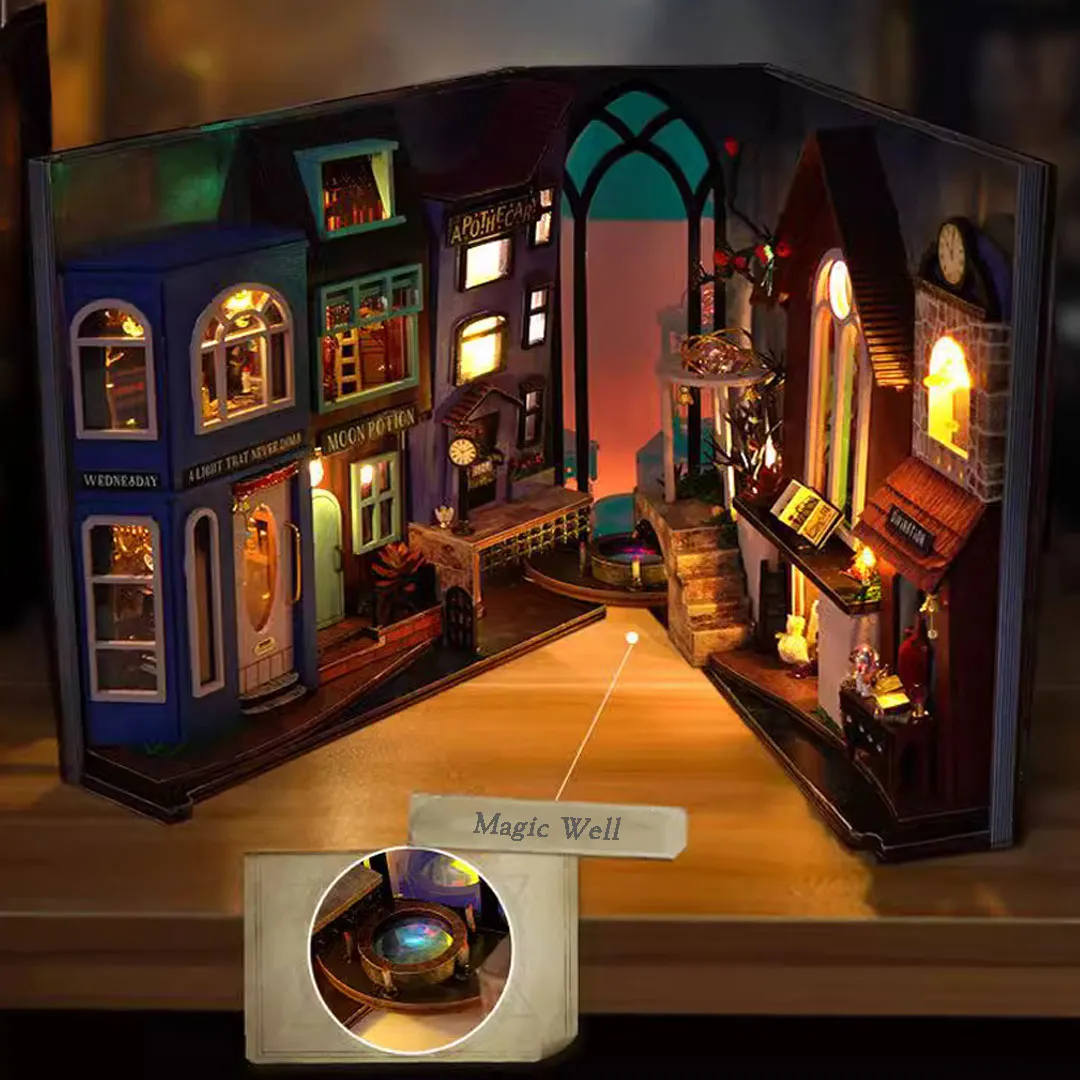 Magic Spell Street DIY Book Nook Shelf Insert