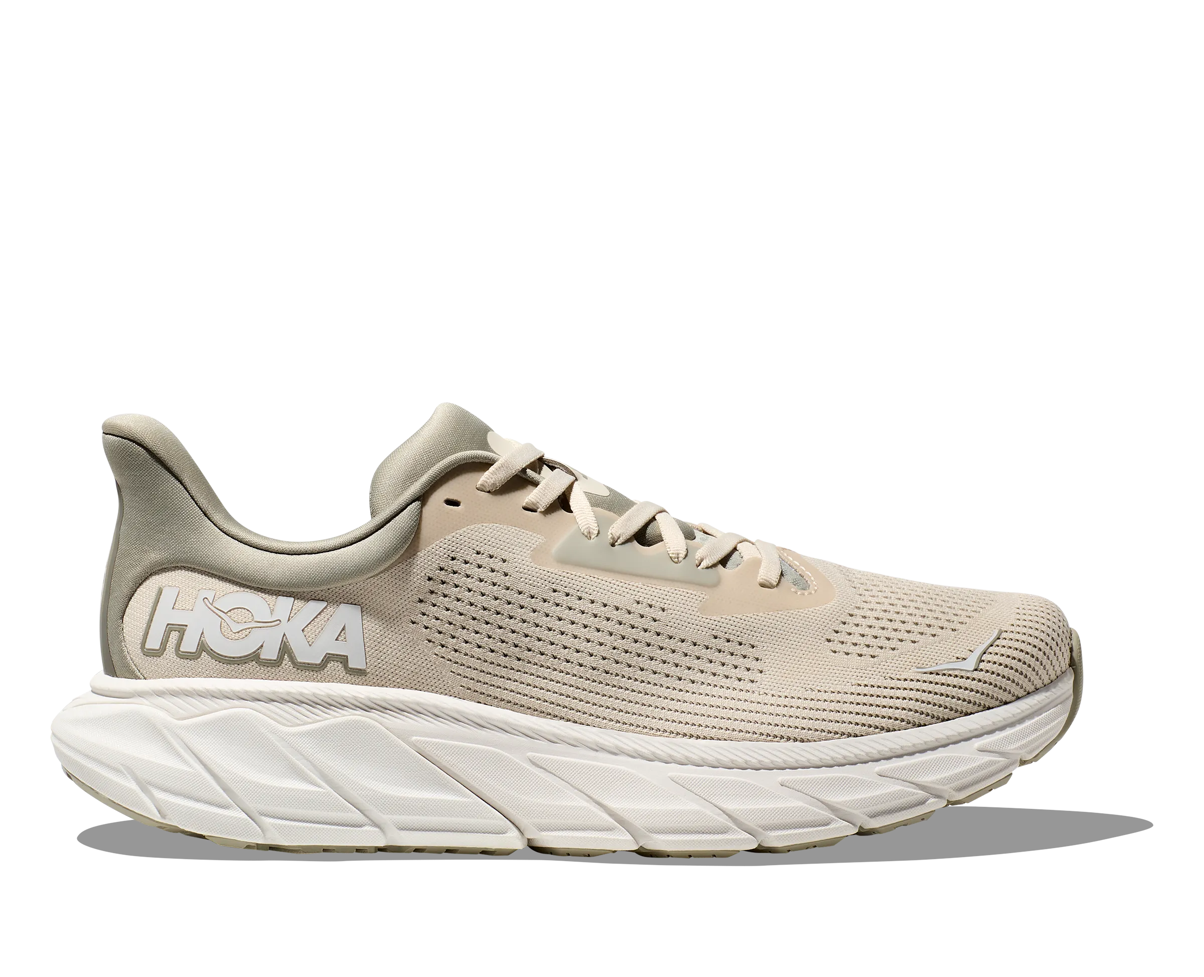 Men's Hoka Arahi 7 Color: Oat Milk/ Barley (WIDE WIDTH)