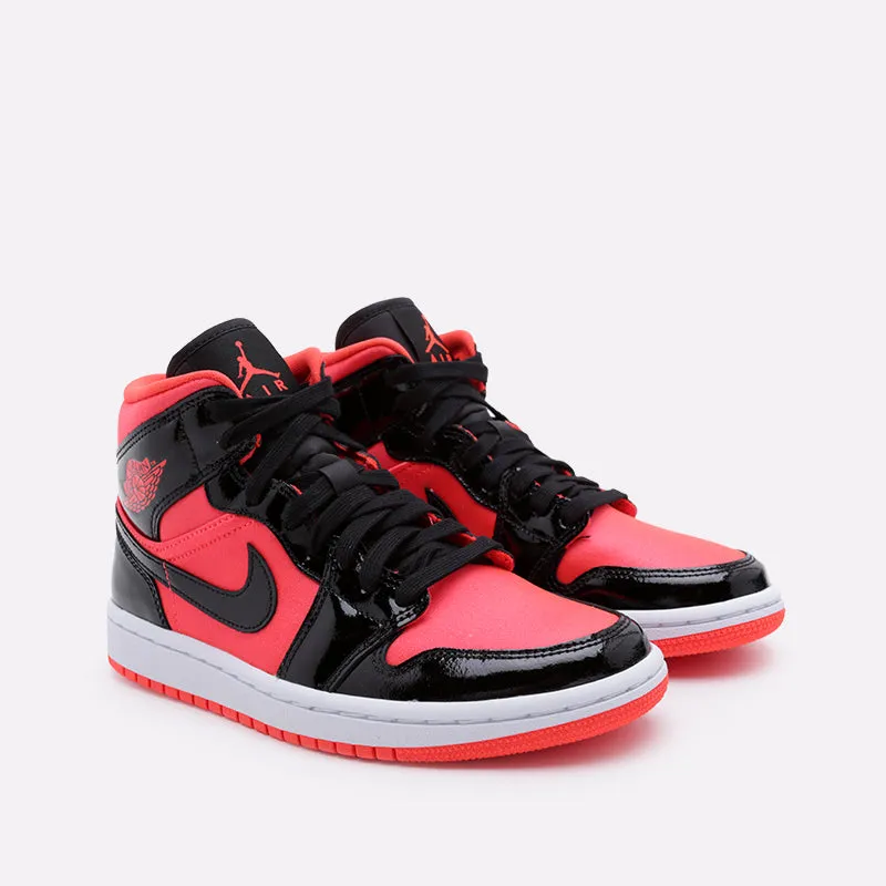 Nike Air Jordan 1 Mid, black/red