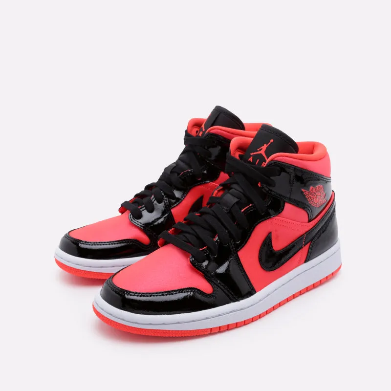 Nike Air Jordan 1 Mid, black/red