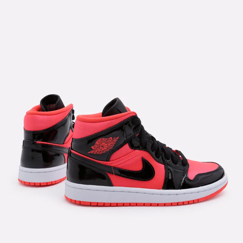 Nike Air Jordan 1 Mid, black/red