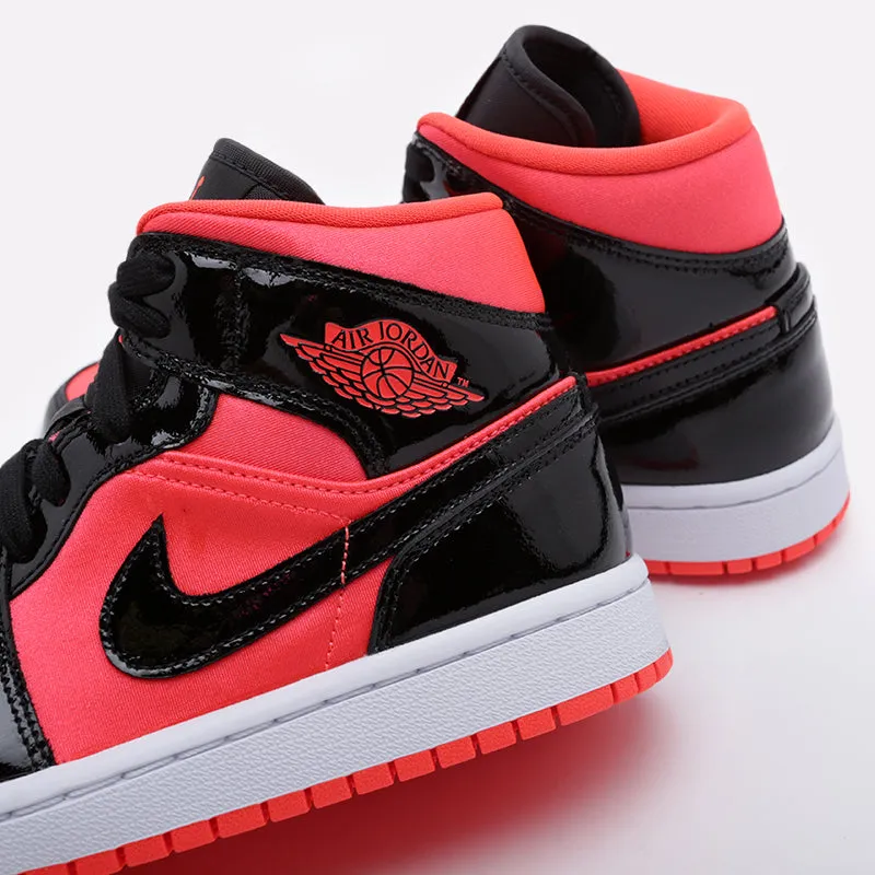 Nike Air Jordan 1 Mid, black/red