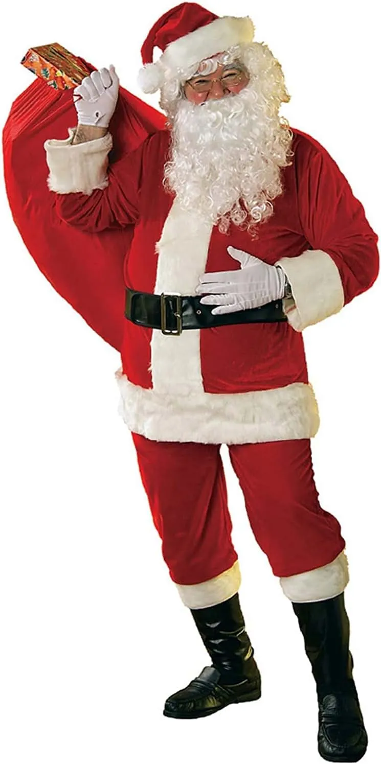 Rubie's Merry Santa Suit 10pc Set