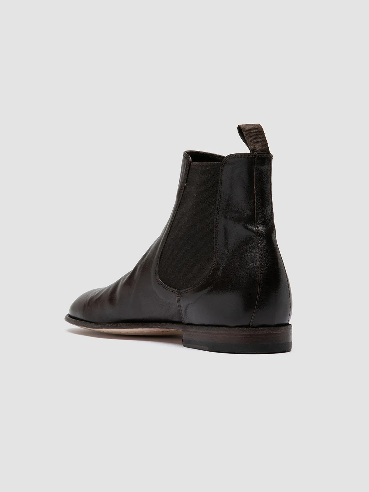 SOLITUDE 004 - Brown Leather Chelsea Boots