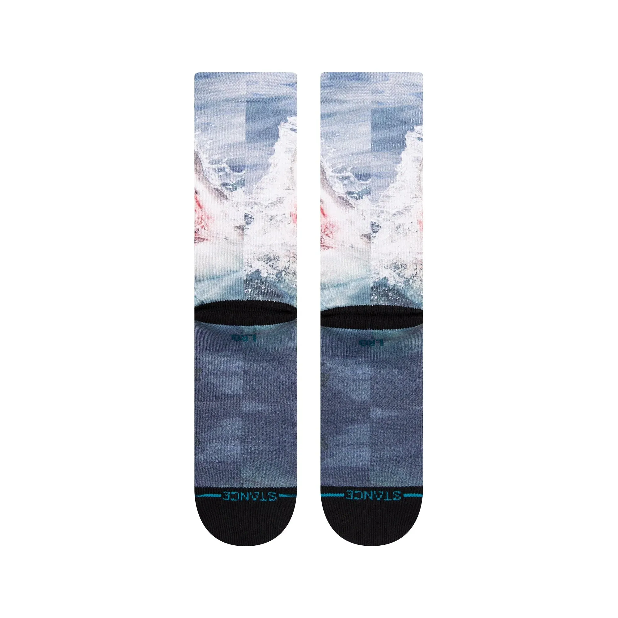 Stance Shark Week Pearly Whites Crew Socks - Blue