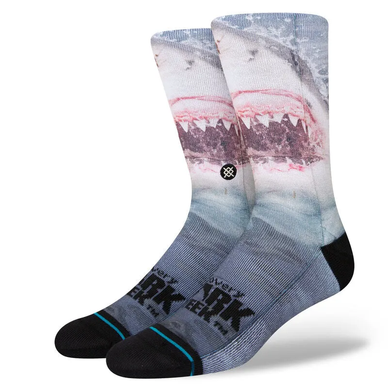 Stance Shark Week Pearly Whites Crew Socks - Blue