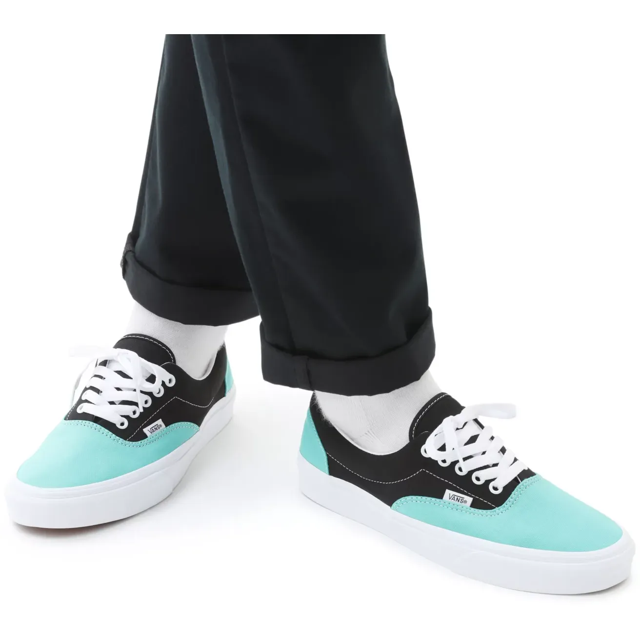 Vans Unisex Era Classic Sport Shoes - Black / Waterfall