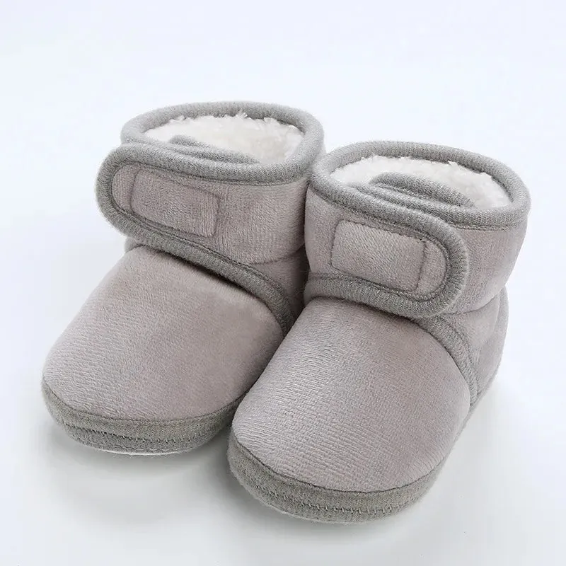 Winter Sweet Newborn Baby Girls Princess Winter Boots First Walkers Soft Soled Shoes - TGSH50684